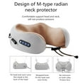 thumbnail image 2 of Almohada de masaje en forma de U Masajeador de cuello eléctrico 3 niveles de intensidad 15 min yeacher Almohada de masaje, 2 of 7