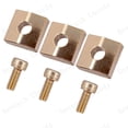 thumbnail image 1 of 3 Set Electric Guitar Tremolo Bridge Locking Nut Block Clamp and Screws Parts, 1 of 6