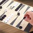 thumbnail image 4 of Premium Rolls Up Backgammon Board PU Backgammon Game Mat Board Foldable Design For Camping And Social Gatherings, 4 of 12