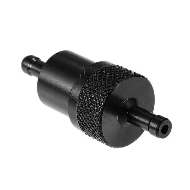 Filtro de combustible en línea universal Unique Bargains para gasolina para pequeños motores, bicicleta, ATV, motocicleta, negro