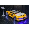 thumbnail image 3 of Aero Extreme Twin Race Car Bed with Led Lights & Sound Fx, Free Mattress Included, Children's Racing Theme Bed, 3 of 3