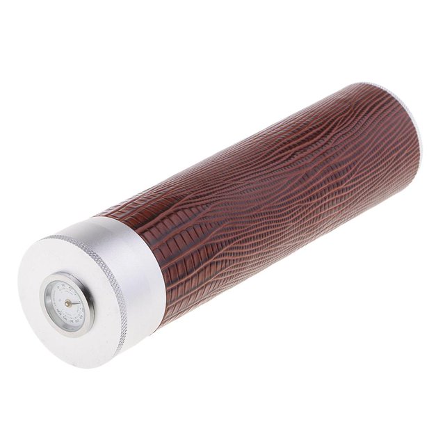 Humidor De Portátil Con Caja De Caja forma forma Higrómetro Humidificador Compartimientos 1pc CUTICAT Tubo humidor de cigarros portátil