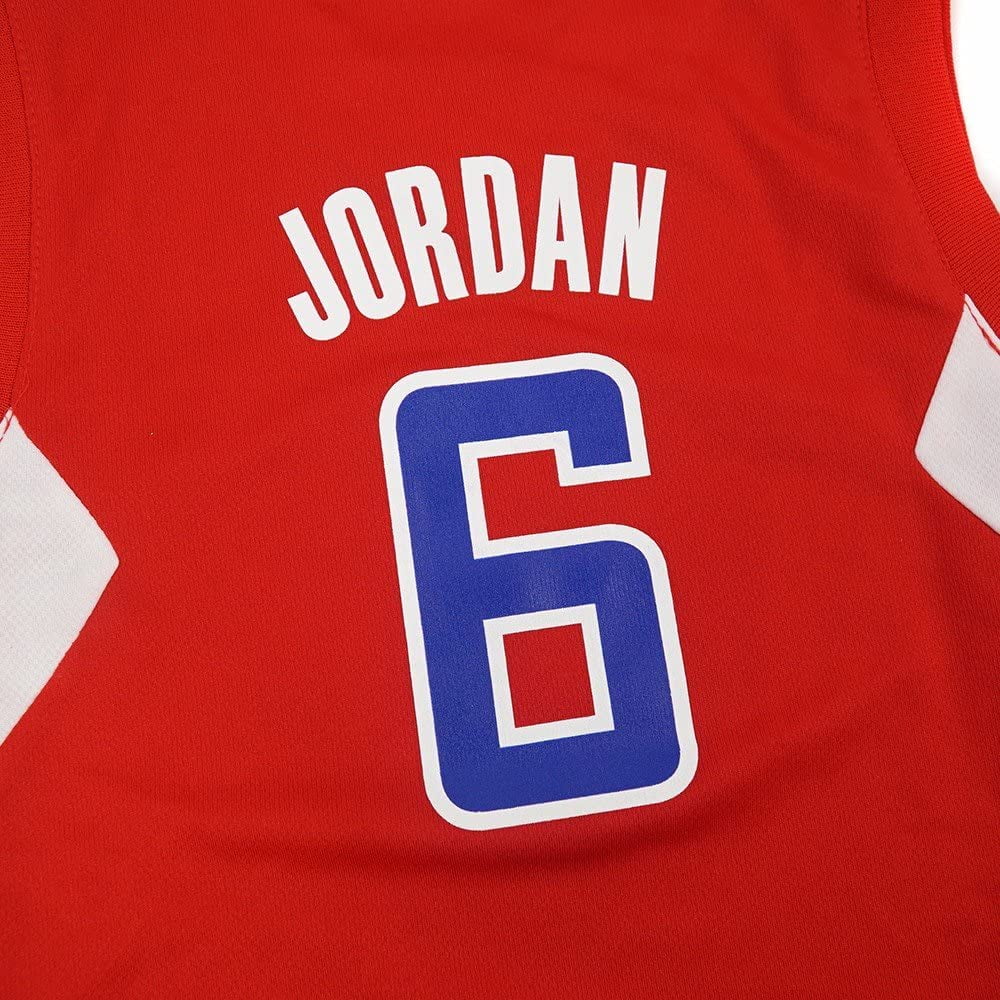  adidas Deandre Jordan Los Angeles Clippers NBA Boys Red  Official Road Replica Basketball Jersey (4) : Sports & Outdoors