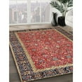 thumbnail image 2 of Ahgly Company Indoor Square Traditional Saffron Red Persian Area Rugs, 3' Square, 2 of 6