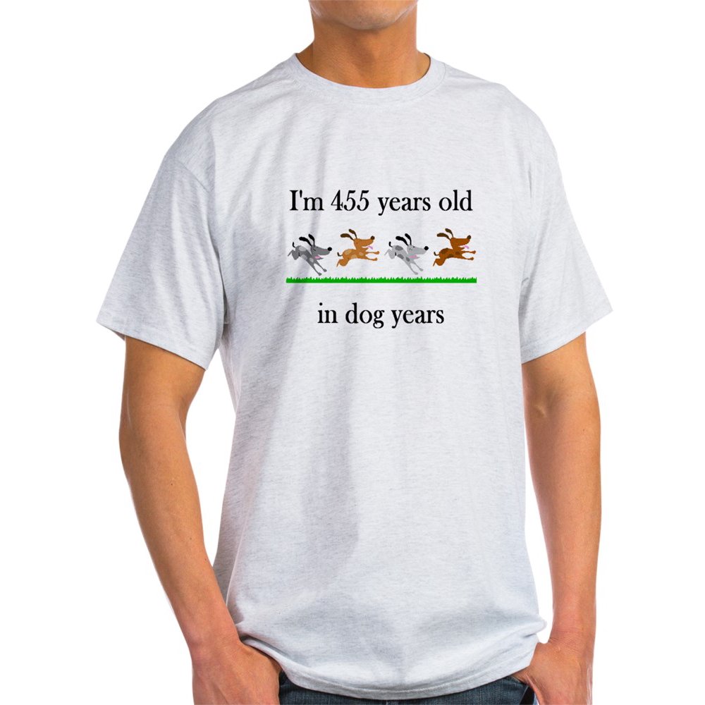 CafePress - CafePress - 65 Dog Years Birthday 1 T Shirt - Light T-Shirt ...