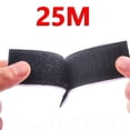 thumbnail image 1 of Double Sided Strips with Glue Magic Nylon Sticker Scratch Self-adhesive Hook and Loop Fastener Tapes for DIY Craft Accessories Black 25Meter 30mm Wide, 1 of 6