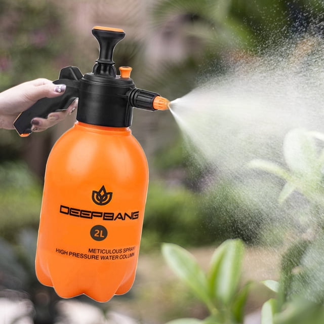 Pulverizador Manual Pulverizador manual 2L Pulverizadores de plantas a prueba de explosiones Suministros para exteriores Naranja Ndcxsfigh Libre de BPA