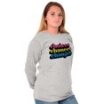 thumbnail image 3 of Cute Choices Chances Changes Saying Plus Size Long Sleeve Graphic Tee Shirt Brisco Brands 2X, 3 of 5