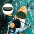 thumbnail image 1 of Raindrops 2Pcs Waterproof Inflatable Kayak Seat Cushion with Lumbar Support Durable PVC for Fishing, 1 of 6