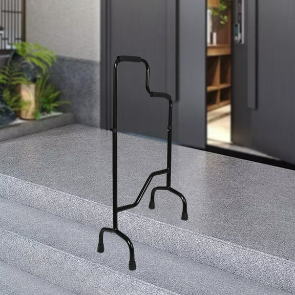 Iron Stair Climbing Assist Cane, Elderly Stair Lift Assist Devices, Step Helper 264.55 lbs Capacity 17.72*12.99*38.58in for Mobility-Impaired Elderly, Disabled, Stroke Rehabilitation Exercises