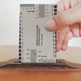 thumbnail image 1 of Sturdy Anti-Deformation Guitar Neck Ruler, String Action Ruler, Stainless Steel For Guitar Maker Guitar Player, 1 of 8