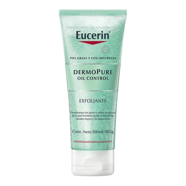 Gel exfoliante facial Eucerin Dermopure con ácido láctico 100 ml