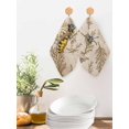 thumbnail image 2 of Vintage Bee Kitchen Dish Towels for Drying Dishes Set of 4, Vintage Brown Tree Branch Waffle Weave Microfiber Hand Tea Bathroom Towels Quick Dry & Absorbent Towel 12x12, 2 of 7