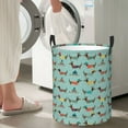 thumbnail image 4 of Lsque Dachshund Dog Puppy pattern Laundry Hamper Basket, Tall Woven Rope Hamper Basket for Clothes, Lightweight Storage Basket, Collapsible Waterproof-Small, 4 of 8