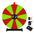 thumbnail image 1 of WinSpin Roue de Prix d'Exposition 24 Pouces Rouge et Verte Bricolage de Table 12 Emplacements Modulaire Roue Tournante Personnalisée pour Salon Professionnel Pop-Up, 1 of 8