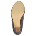 thumbnail image 6 of Journee Womens Leona Inside Zip Block Heel Booties, Widths Available, 6 of 10