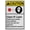 Warning Sign 1, variant on Industrial Caution Sign Laser Sign (Laser beam - Rayo láser) 8 in" x 12 in" UV Resistant Indoor Outdoor Workplace Industrial Caution Danger Warning SIgn