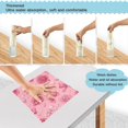 thumbnail image 4 of 6PCS Dish Towels and Dish Cloths Reuseable Dishcloths Sets for Washing Dishes, Cooking, Baking Size 11" x 11" Roses and Bows Pattern, 4 of 9