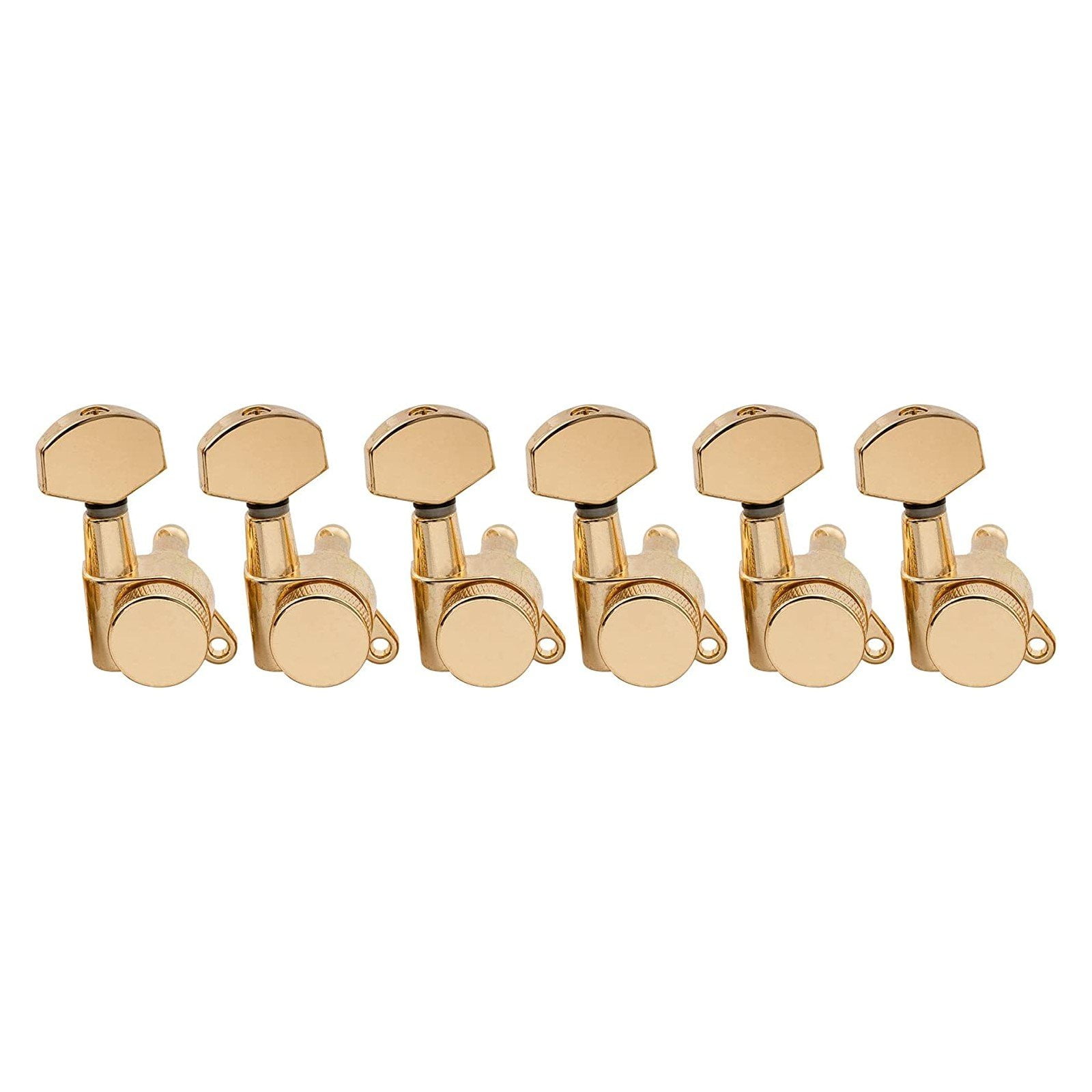 Gold Locking Tuners 6 inline Electric Guitar String Tuning Pegs