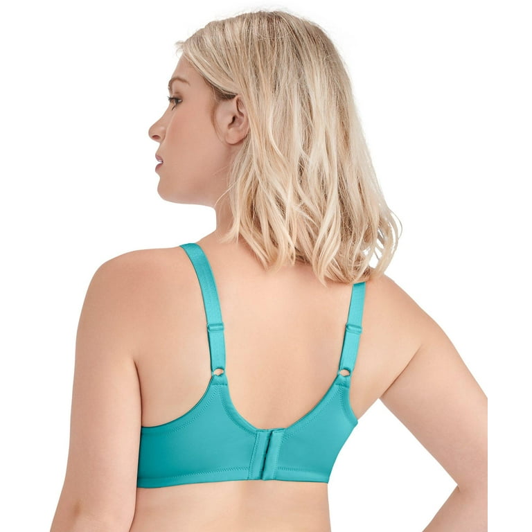 Vanity Fair Back Smoother Underwire Bra 76380 36 DD Turquoise 