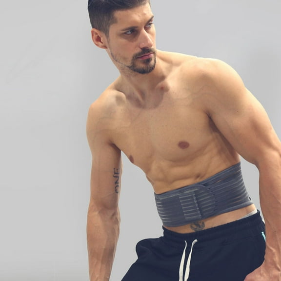 Pretyzoom 1Pack Waist Guard Brace Waist Support Silver for Patients with Low Back Pain and Ergonomic Design