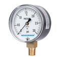 thumbnail image 2 of MEASUREMAN Tipo diafragma Cápsula Medidor de baja presión 3psi 2-1/2" Dial 1/4"NPT Montaje inferior ajustable 0-3Psi, 2 of 5