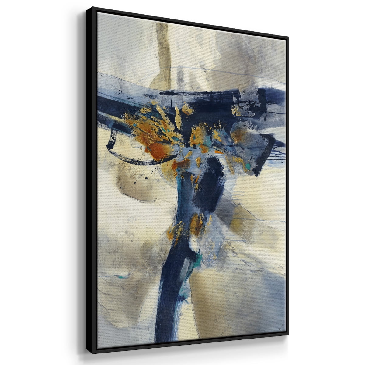 Blast Framed Premium Gallery Wrapped Canvas - Ready to Hang - 17 x 25 - Black Floating Frame