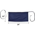 thumbnail image 4 of DALIX 24" Medium Kitchen Restaurant Waist Aprons (3 Pockets) in Navy Blue, 4 of 5