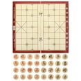 thumbnail image 1 of Juego de ajedrez chino portátil de madera de 1 caja con tablero plegable para viajes y almacenamiento, juego de mesa tradicional, tablero de ajedrez plegable con ajedrez, 1 of 7