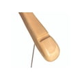 thumbnail image 2 of NAHANCO Wooden Concave Body Shape Display Hanger, Natural With Brushed Chrome., 2 of 4
