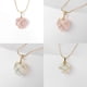 thumbnail image 3 of Kids Diamond Castle Necklace with Heart Birthstone for Girls, 3 of 5