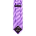 thumbnail image 6 of Mens Purple Necktie & Pocket Square Tie Set | Mens Purple Silver Tie and Hanky Set, 6 of 6