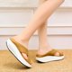 thumbnail image 2 of Verano Color sólido Suave antideslizante Mujer Cuña Columpio Zapato Mujer Zapato Flip Flop Wmkox8yii  shjk2045, 2 of 7