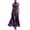 A-Purple43, variant on Floral-Print Maxi Dress for Women Sleeveless Halter-Neck Formal Evening Long Dresses