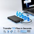 thumbnail image 2 of Gabinete para disco duro BENFEI de 2,5" SATA a USB 6 Gbps con UASP, 2 of 7