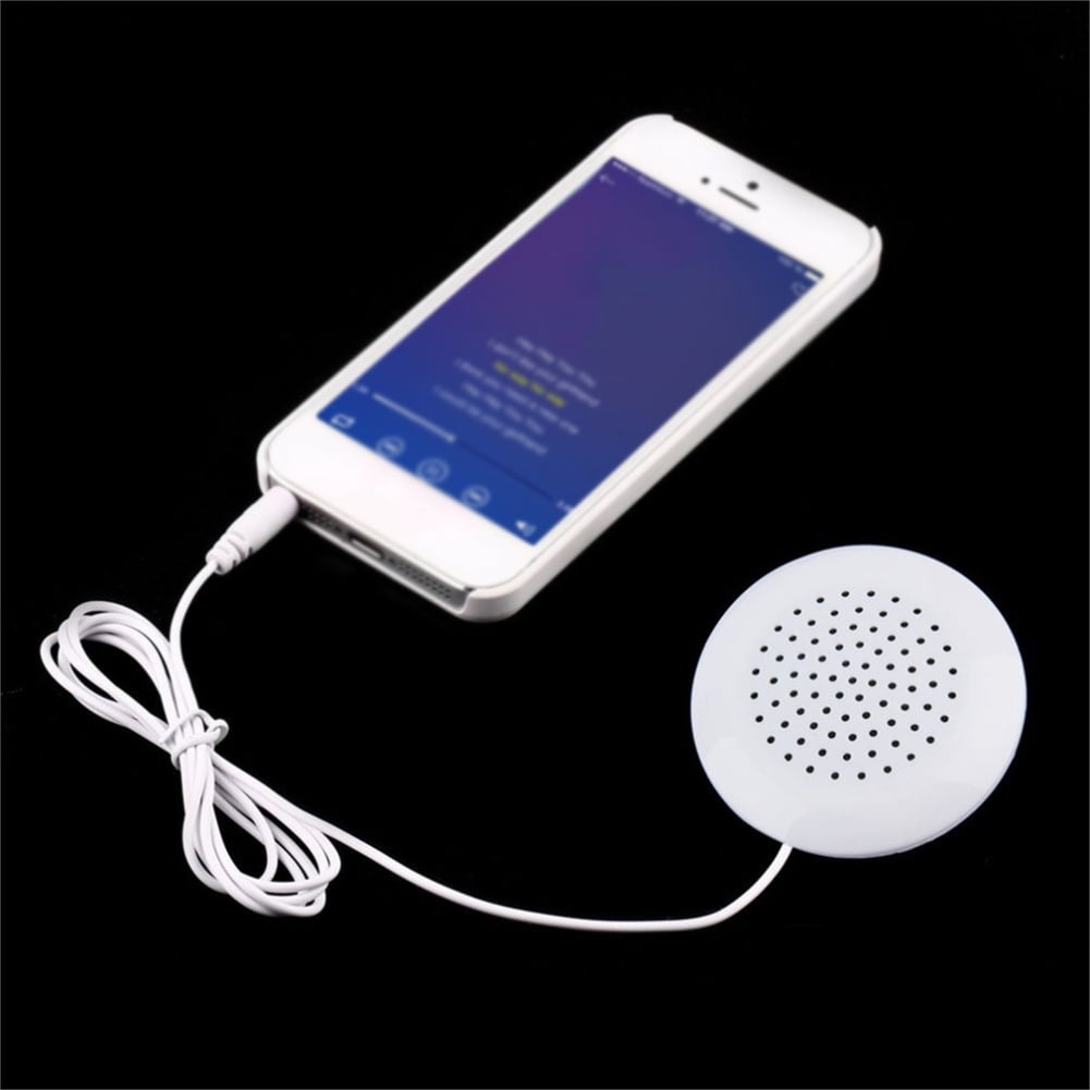 Portable Mini 3.5mm Pillow Stereo Speaker For MP3 MP4 Player With Extension Cord 