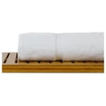 thumbnail image 2 of Bare Cotton Luxury Hotel & Spa Towel 100% Genuine Turkish Wash Cloths Dobby Border, White, Set of 12, 2 of 2