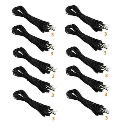 

10pcs NTC 10K Ohm 1% 3435 Thermistor temperature sensor Cylinder Probe with Wire