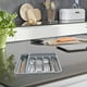 thumbnail image 5 of Organizador de cubiertos para cajones de cocina, 1 caja con separadores para cucharas, cuchillos y tenedores, diseño antideslizante y expandible para fácil acceso y almacenamiento de, 5 of 7