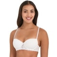 thumbnail image 4 of No Boundaries Women’s and Women’s Plus All-Over Lace Balconette Bra with Sugarcup™, Sizes 34B-40DD, 4 of 8