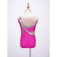 thumbnail image 4 of iEFiEL Girls Sleeveless Shiny Rhinestone Dance Leotard Bronzing Cloth Ice Skating Gymnastics Bodysuit Costume, 4 of 7