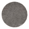 thumbnail image 3 of Unique Loom Solid Shag Collection Area Rug (4' 1" Round Cloud Gray), 3 of 7