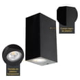 thumbnail image 3 of Lámpara de Pared Exterior 2 Luces Moderna GU10 5W IP54 Lumimexico Lumimexico 32133-2 / Moderna / Lámpara de Pared, 3 of 6