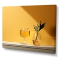 thumbnail image 2 of Designart "Libations In The Mellow Whiskey Glass" Liquor Canvas Wall Art, 2 of 7