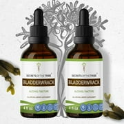 Secrets Of The Tribe Bladderwrack Tincture Dietary Supplement, Natural Herbal Extract for Thyroid Function Support, Bladderwrack (Fucus vesiculosus) Dried Plant, Alcohol Extract, Drops 2x4 oz