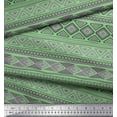 thumbnail image 2 of Soimoi Cotton Poplin Fabric Aztec Geometric Print Fabric by Yard 42 Inch Wide, 2 of 3