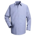 thumbnail image 3 of Red Kap Specialized Pocketless Long Sleeve Workshirt SP16 Navy 5XL, 3 of 4