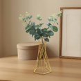 thumbnail image 6 of CoudarTitie Wedding Flower Stand Air Plant Holder Modern Containers Metal Stands Flower Arrangement Stand for Events Festival Table Decor Gold, 6 of 9