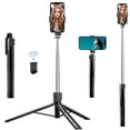 thumbnail image 1 of JUNWELL Selfie Stick Tripod 170cm/67inch With Wireless Remote Extendable Portable 360 Degree Rotation Ultra Long For Cell Phone, 1 of 7