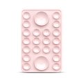 thumbnail image 3 of MyBat Magnetic Sticky Phone Suction Grip for MagSafe, Removable for Wireless Charging, Durable Magnet Silicone Portable Mount Stand for iPhone,Pink, 3 of 9